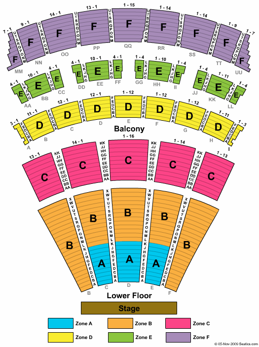 Music Hall At Fair Park Seating Chart